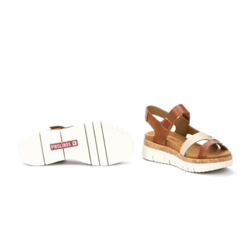 PIKOLINOS Palma Leather Sandals Women's Size 41 (US 10-10.5) Wedge W4N-0968C1